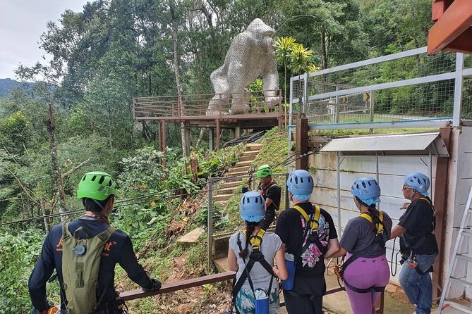 Extream Zipline @ Kingkong Smile and Dip in Hot Spring - Sankampaeng Hot Springs slows the day down