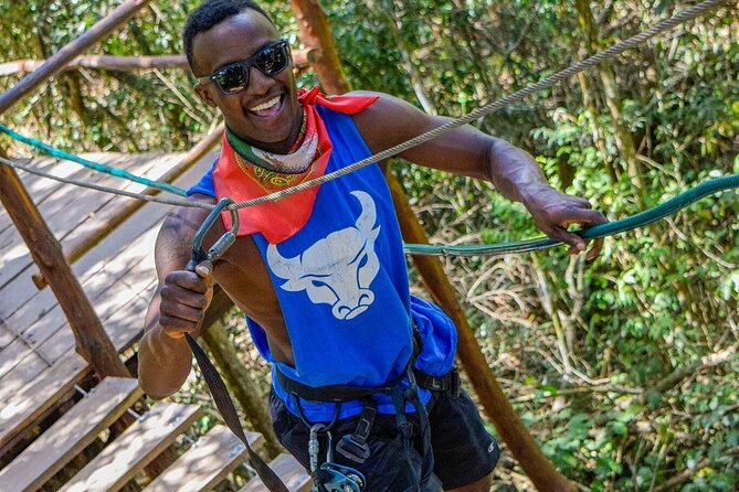 Extreme Day in Cancun: ATVs Zip Lines Cenote Lunch and Transport - Zip lines above the trees