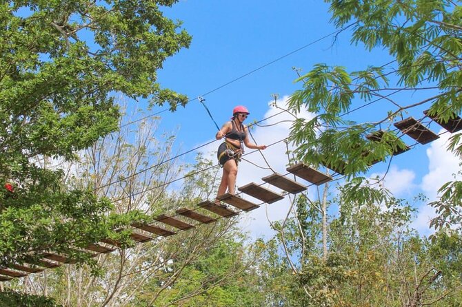 Family ATV Cenote Five Zip Lines Photos Taco Lunch Tequila Taste - A 6-hour jungle day from Cancun