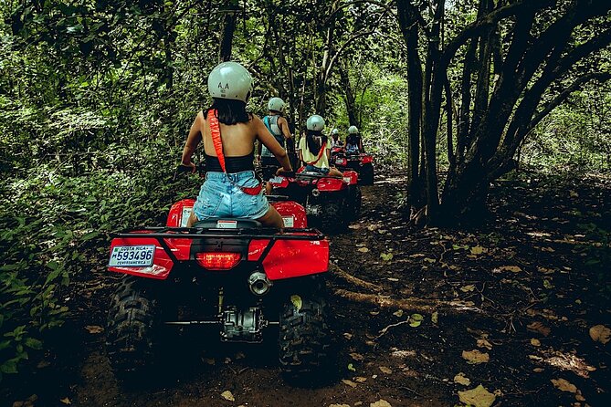 Family ATV Cenote Five Zip Lines Photos Taco Lunch Tequila Taste - Two cenote styles, one cool freshwater swim