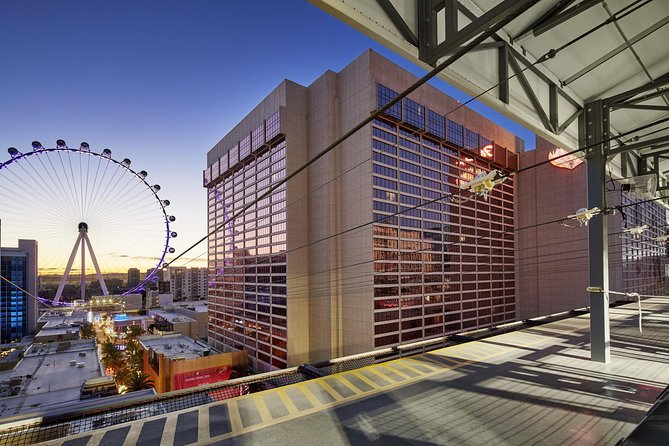 Fly LINQ Zipline at The LINQ Promenade in Las Vegas - Seated or superhero: choosing the right flight