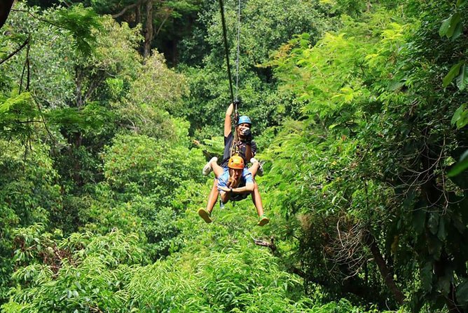 Flying Hanuman Ziplines 42 platform With Lunch - The arrival, welcome drink, and safety setup