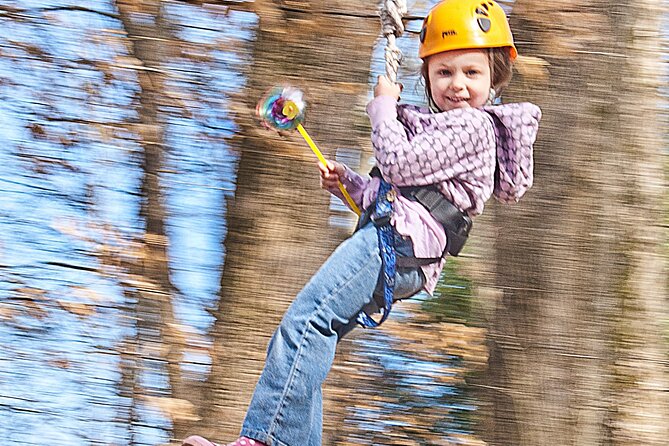 Fontanel Zipline Forest Adventure at Nashville North - A year-round ride, with weather limits