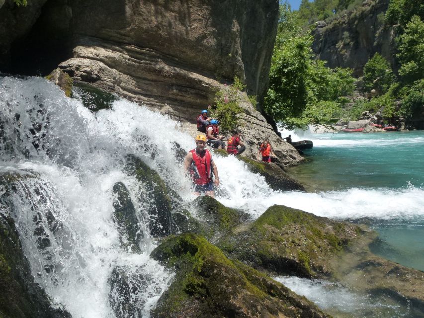 From Antalya: Koprulu Canyon Rafting and Zip Line Adventure - A short zip line between the cliffs