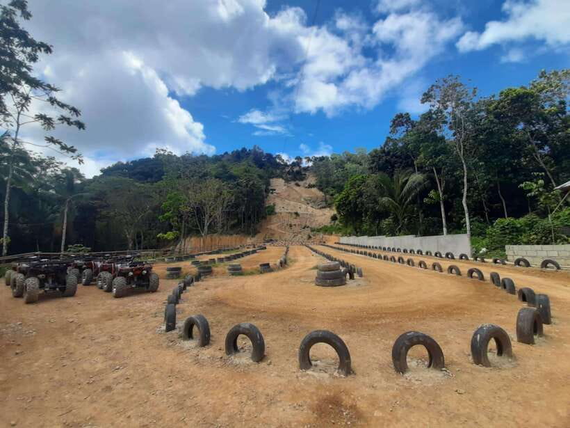 From Boracay: Mainland Off-Road ATV and Zipline Experience - Cooling off at Nabaoy River