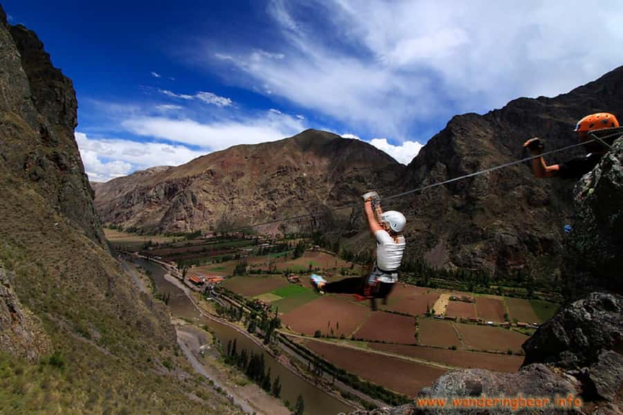 From Cusco: Via Ferrata & Zip Line with lunch - Climbing above the Sacred Valley