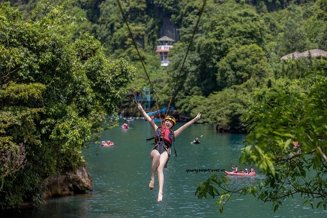 From Dong Hoi: Paradise Cave and Zipline Dark cave full day tour - Key points at a glance