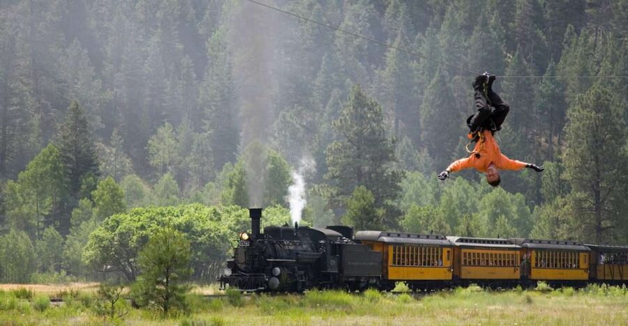 From Durango: All-Day Zipline Adventure with Train & Lunch - Lunch above the rushing Animas River