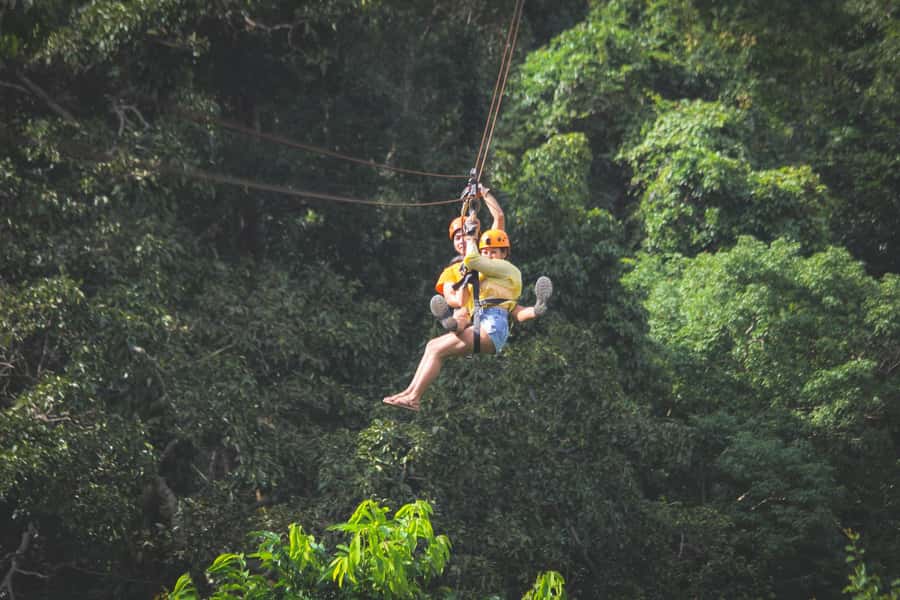 From Koh Samui: Tree Bridge Zipline and Café Experience - Eight cables through Koh Samui’s forest