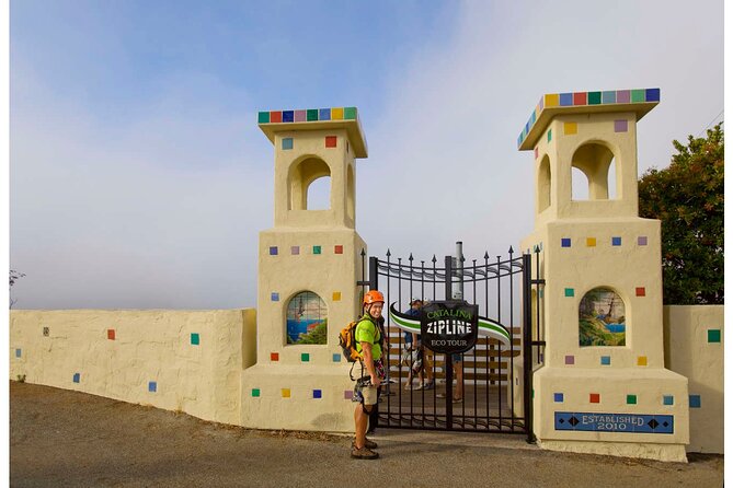 From LA: Catalina Island with Zipline Tour and Hotel Pickup - Descanso Beach is your short recovery stop
