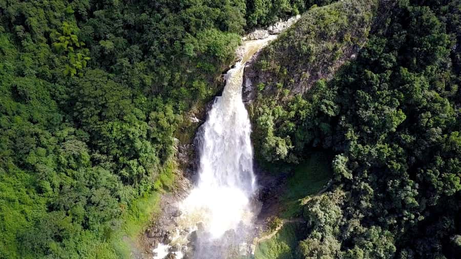 From Medellin: Epic Zipline and Giant Waterfall - From Medellín to La Ceja by private car