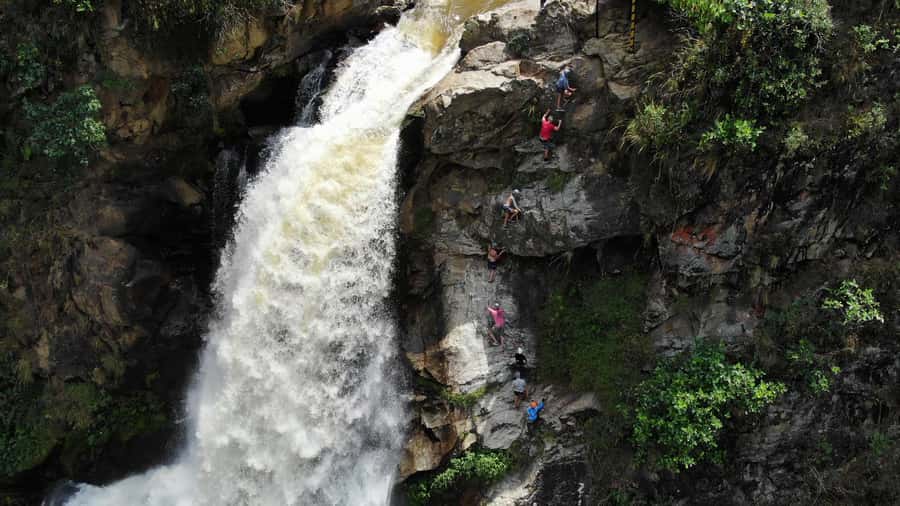 From Medellin:Powerful via Ferrata & Zipline Giant Waterfall - What to pack for a wet, active day