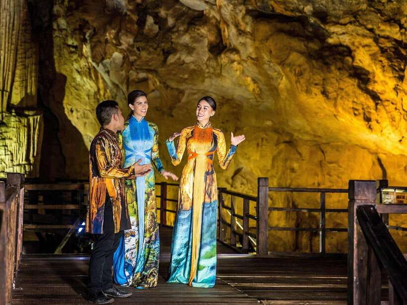 From Phong Nha/DongHoi: Paradise Cave and Zipline Dark Cave - Paradise Cave begins with a ride and a climb