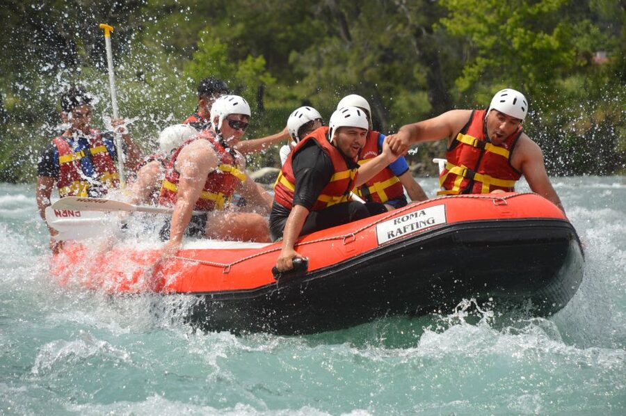 From Side City : Fully Combo Zipline, Quad Safari, Rafting - A short zipline above the river