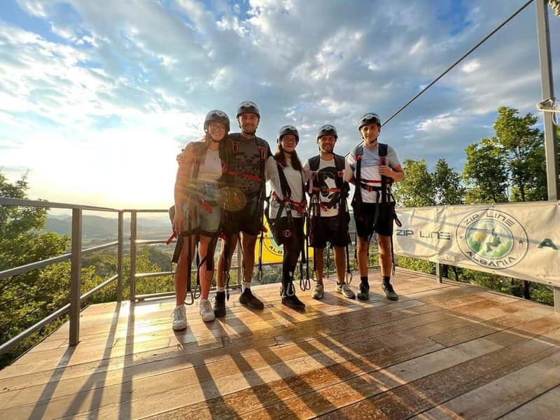 From Tirana: Petrela Zipline Adventure with Transport - What the Petrela zipline outing is really like