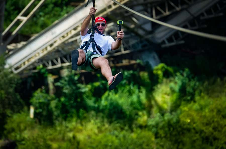 From Victoria Falls: Zip Line from the Victoria Falls Bridge - How to plan the rest of your bridge visit