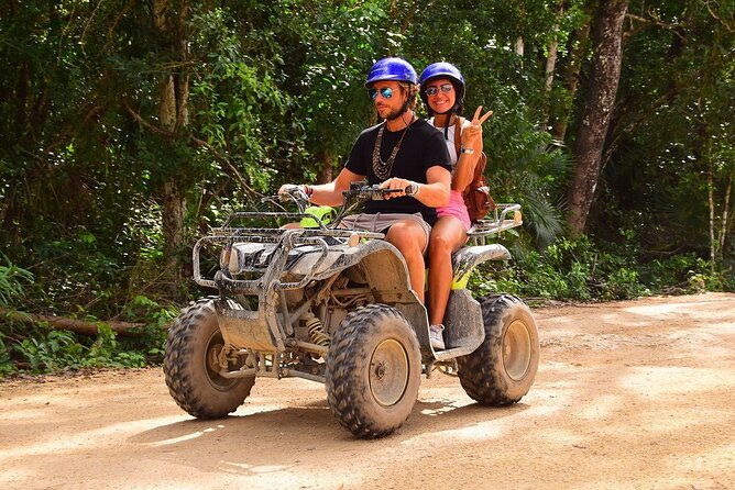 Full Adrenaline Day in Tulum! ATVs, Zipline, Cenote, Rappel, Food - A 7-meter rappel into the adventure