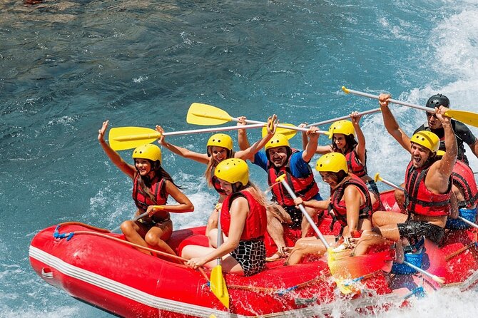 Full Day Adventure Rafting Zipline Quad and Buggy - Swimming after the raft run