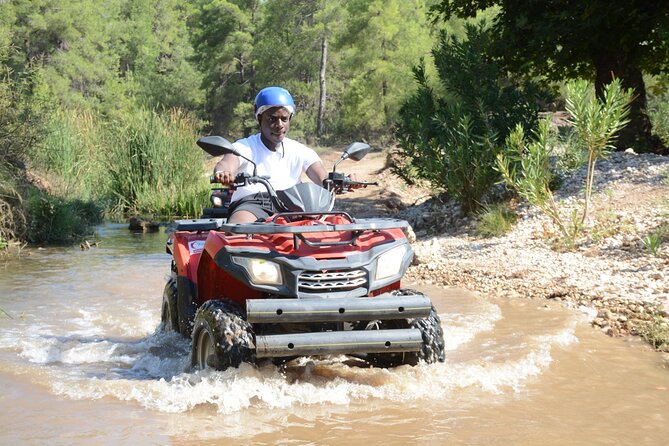 Full-Day Rafting, Ziplining, Quad and Buggy Adventure from Side/Manavgat - A short zipline after the off-road ride