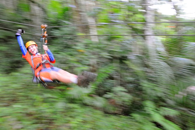 Full-Day Zipline and Waterfall Rappelling Adventure Near San Juan - Reaching the top of El Salto Waterfall