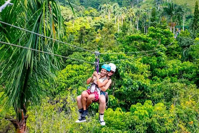 Full Dominican Adventure: Zipline, ATV Buggie, Horseback & Safari - Ziplining Through the Morning