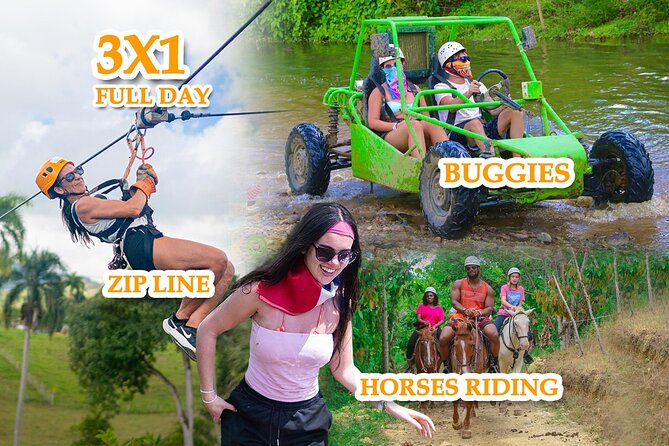 Full Pack Buggies + Horses + Zip Line + Food in Punta Cana - Key things to know before booking