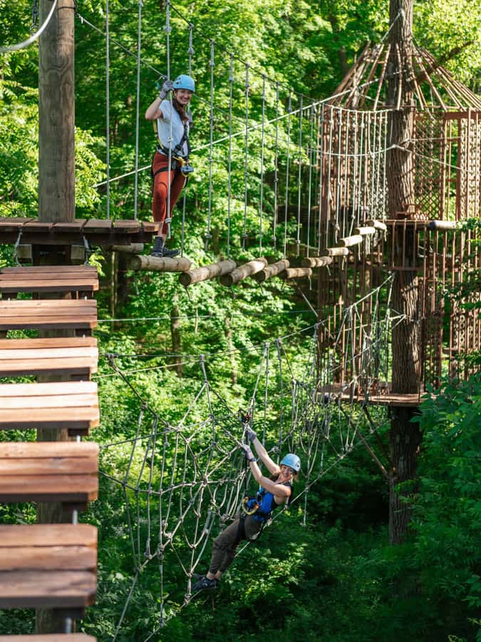 Galena: Aerial Adventure Park- Long Hollow Canopy Tours - Check-in, harness training, and Ground School