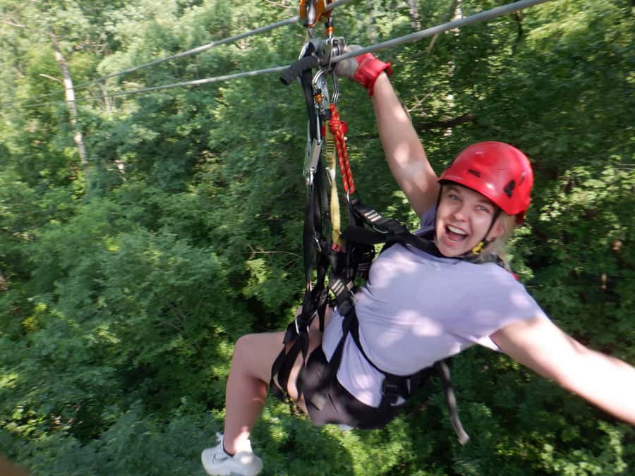 Galena: Zipline Adventure- Long Hollow Canopy Tours - Rappel or Free Fall for the final descent