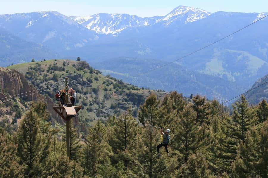 Gardiner: Guided Zipline EcoTour (3 hours) - The Yellowstone Ecosystem from above