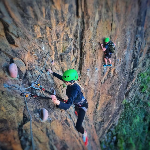 Gran Canaria: Guided Via Ferrata and Zipline Adventure - Getting geared up at Degollada de las Yeguas