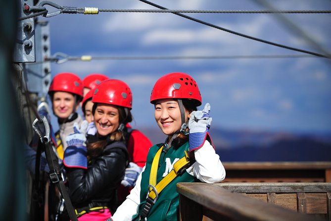 Gravity New River Gorge Zip Lines - Getting ready at base camp