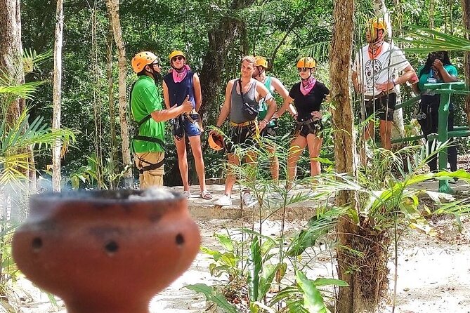 Half-day Adventure: Cenote + Ziplining + ATV Tour - Lunch and the Mayan ceremony