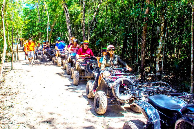 Half Day ATV, Zip-line & Cenote tour! Transportation from Cancun - Hotel pickup from Cancun and Playa del Carmen