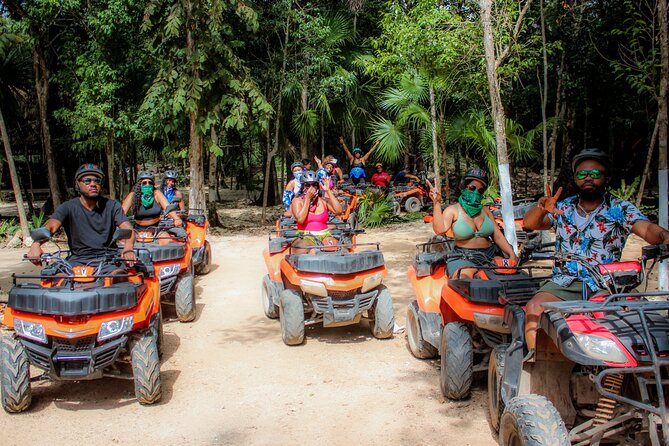Half Day in Cancun Atvs Ziplines and Cenote Park - Swimming in a Cave Cenote