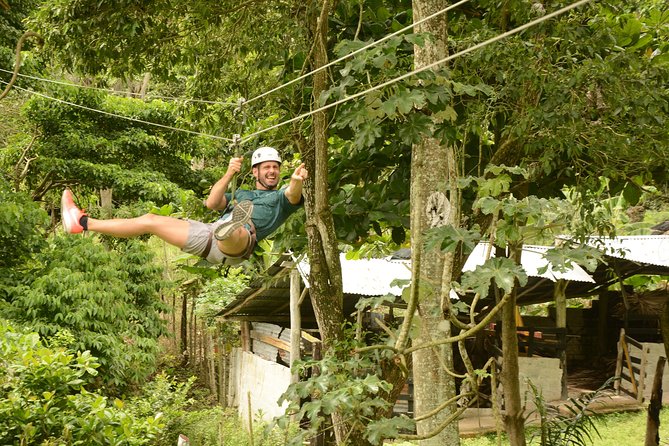 Half-day Zip Lining in Punta Cana - Plantation and tobacco factory stops