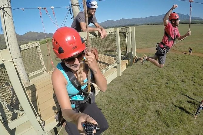 Hawaii Kipu Ranch PowerLine Zipline with Guide - What your two and a half hours look like