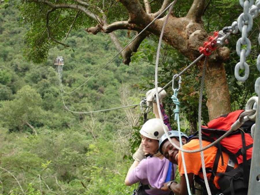 Hazyview: 2.5-Hour Sabie River Zip Line Experience - The first cable and getting comfortable with height