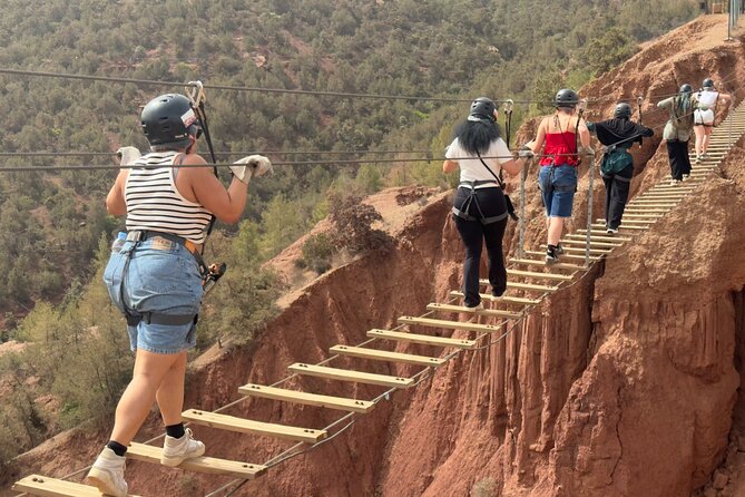 High Atlas Mountains Ziplining Adventure - The views from the cable course