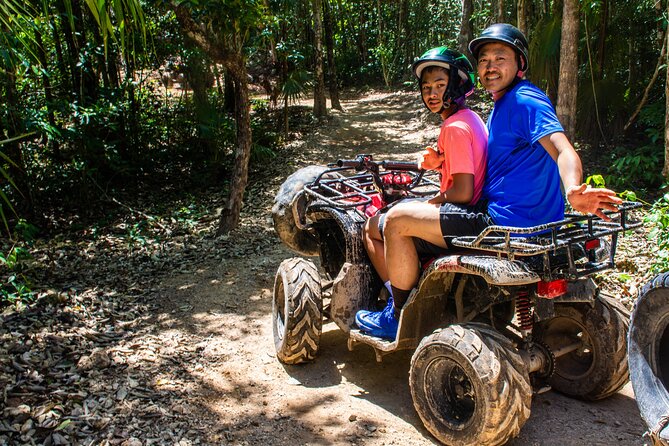 Horseback Ride, ATVs (Shared), Cenote & Ziplines! From Playa Del Carmen - Cooling off in the cenote