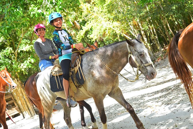 Horseback riding and ATV in the jungle, Ziplines, Cenote & Lunch - Horseback riding that may feel too brief