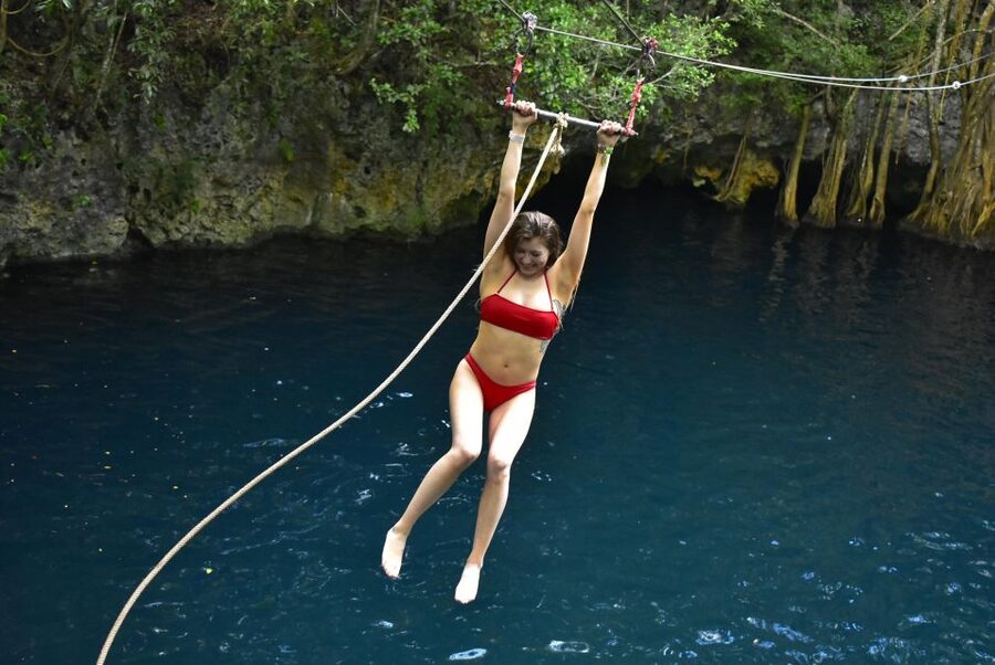 Horseback Riding & ATV Adventure with Ziplines & Cenote - Swimming at Cenote Verde Lucero