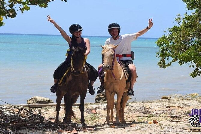 Horseback Riding, ATV and Ocean Zip lining combo from Montego Bay - A full Jamaican adventure in six to seven hours