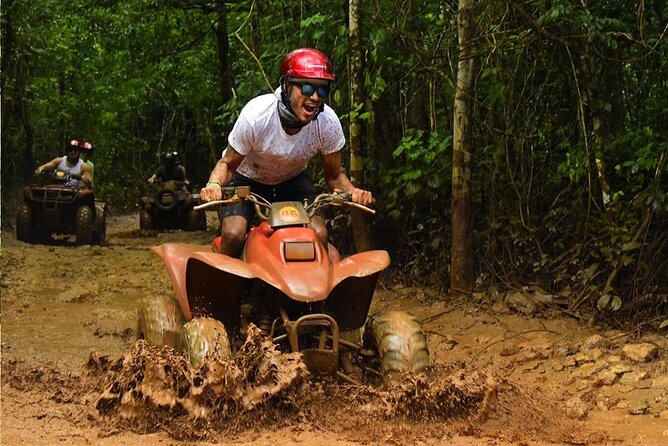Horseback Riding + ATV + Cenote + Zip-Line from Cancun and Playa del Carmen - Zip lines with active guide support