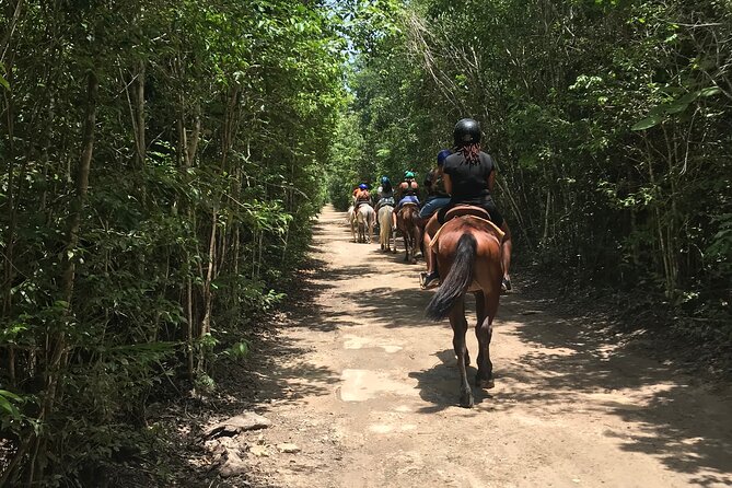 Horseback Riding plus ATV, Cenote, Ziplines, and Lunch - ATV riding on a controlled jungle route
