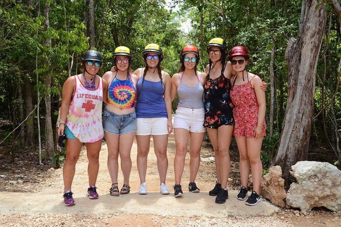 Horseback riding Tour with ATV circuit, ziplines and Cenote - Swimming in a sacred cenote