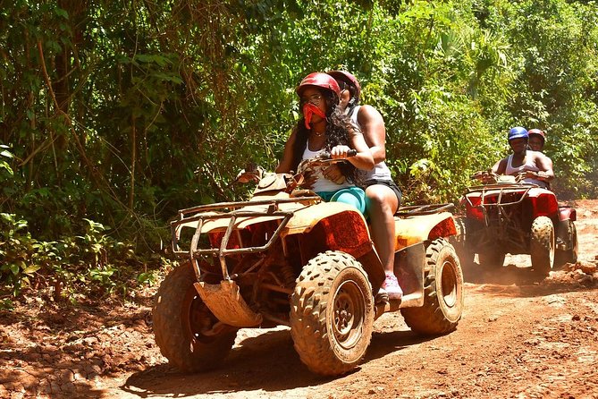 Horseback riding with ATV, zip lines and cenote, lunch and transfer - Zip lines over the trees