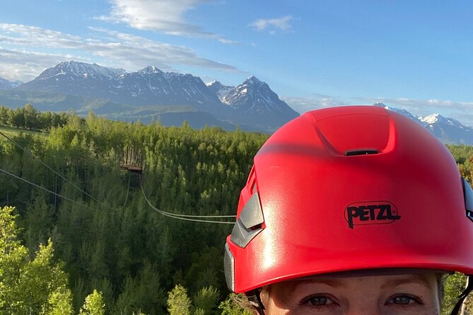 Horseback & Zipline Adventure in Alaska Mountains includes Lunch - Six Tandem Lines Across 10 Towers