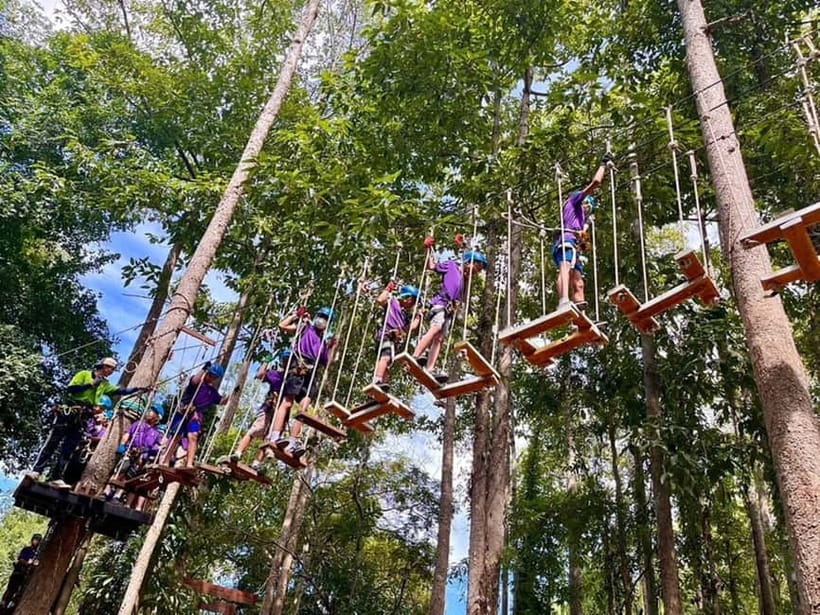 Hua Hin Tree Top Zipline Adventure and Canopy Rope Challenge - What the Hua Hin treetop course is really like