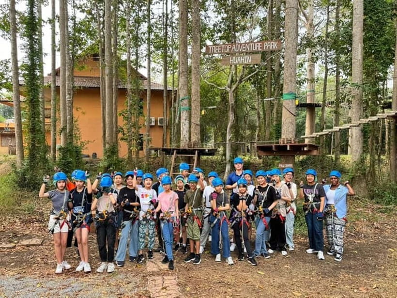 Hua Hin Tree Top Zipline Adventure and Canopy Rope Challenge - Ziplines, bridges, and swinging crossings