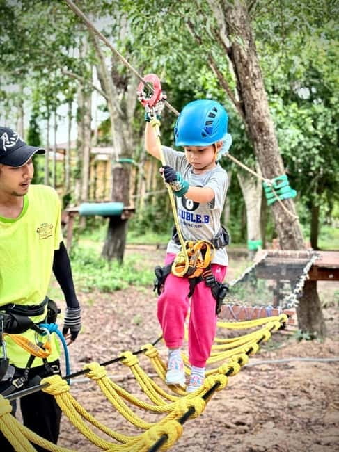 Hua Hin Tree Top Zipline Adventure and Canopy Rope Challenge - Jungle views with a rough-around-the-edges feel